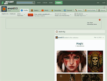 Tablet Screenshot of enon013.deviantart.com