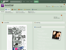 Tablet Screenshot of momoochan.deviantart.com