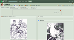 Desktop Screenshot of octoberlin.deviantart.com