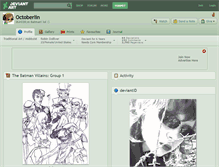 Tablet Screenshot of octoberlin.deviantart.com
