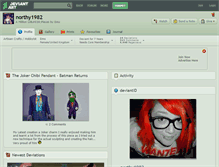 Tablet Screenshot of northy1982.deviantart.com