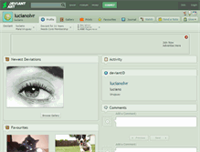 Tablet Screenshot of lucianolvr.deviantart.com