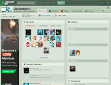 Tablet Screenshot of glaceonzone.deviantart.com