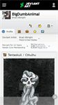 Mobile Screenshot of bigdumbanimal.deviantart.com