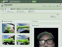 Tablet Screenshot of formula420.deviantart.com