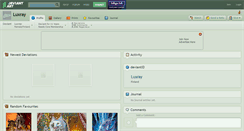 Desktop Screenshot of luxray.deviantart.com