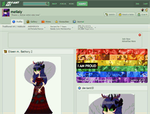 Tablet Screenshot of mellaly.deviantart.com