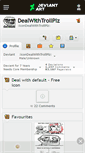 Mobile Screenshot of dealwithtrollplz.deviantart.com