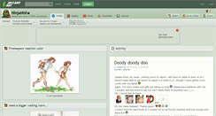 Desktop Screenshot of ninjamisha.deviantart.com