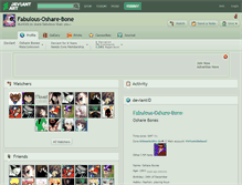 Tablet Screenshot of fabulous-oshare-bone.deviantart.com
