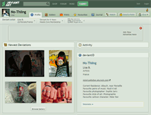 Tablet Screenshot of no-thiing.deviantart.com