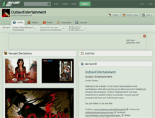 Tablet Screenshot of outlawentertainment.deviantart.com