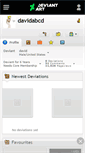 Mobile Screenshot of davidabcd.deviantart.com