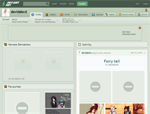 Tablet Screenshot of davidabcd.deviantart.com