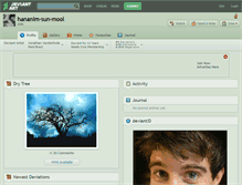 Tablet Screenshot of hananim-sun-mool.deviantart.com