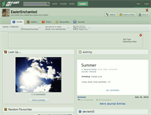 Tablet Screenshot of easierenchanted.deviantart.com
