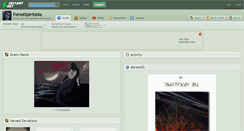 Desktop Screenshot of forestspiritaiia.deviantart.com