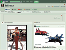 Tablet Screenshot of danielcherng.deviantart.com
