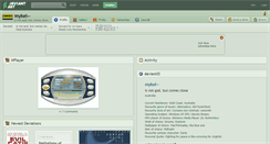 Desktop Screenshot of mykel--.deviantart.com