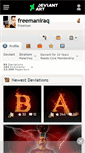 Mobile Screenshot of freemaniraq.deviantart.com