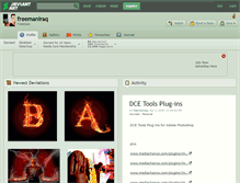 Tablet Screenshot of freemaniraq.deviantart.com