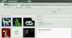Desktop Screenshot of kyubigirl.deviantart.com