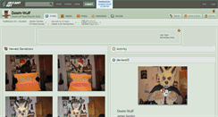 Desktop Screenshot of doom-wulf.deviantart.com