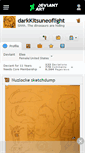 Mobile Screenshot of darkkitsuneoflight.deviantart.com