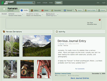 Tablet Screenshot of kamaran.deviantart.com
