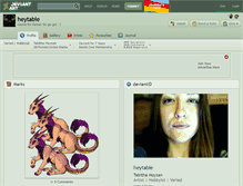 Tablet Screenshot of heytabie.deviantart.com