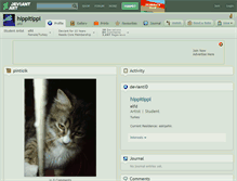 Tablet Screenshot of hippitippi.deviantart.com