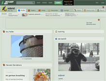 Tablet Screenshot of edorei.deviantart.com