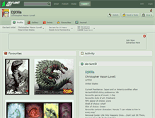 Tablet Screenshot of djxilla.deviantart.com