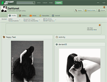 Tablet Screenshot of darkismet.deviantart.com