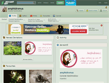 Tablet Screenshot of amphidromus.deviantart.com