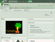 Tablet Screenshot of palmera.deviantart.com