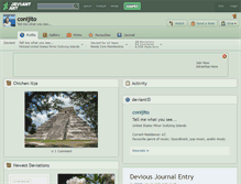 Tablet Screenshot of conijito.deviantart.com