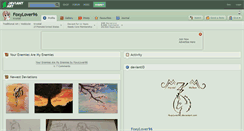Desktop Screenshot of foxylover96.deviantart.com