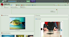 Desktop Screenshot of mighty-min.deviantart.com