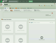 Tablet Screenshot of hqadd.deviantart.com