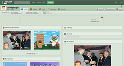 Desktop Screenshot of debugdesign.deviantart.com