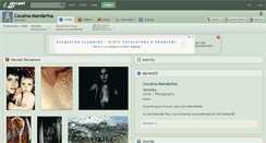 Desktop Screenshot of cocaina-mandarina.deviantart.com