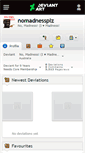 Mobile Screenshot of nomadnessplz.deviantart.com
