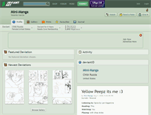 Tablet Screenshot of mini-manga.deviantart.com