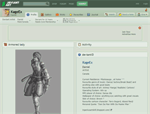 Tablet Screenshot of kageex.deviantart.com