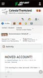 Mobile Screenshot of celestethemolest.deviantart.com