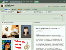 Tablet Screenshot of neill-allegreto.deviantart.com