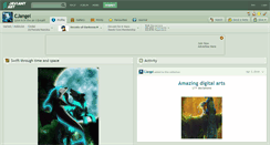 Desktop Screenshot of cjangel.deviantart.com
