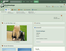 Tablet Screenshot of emotionalrape.deviantart.com