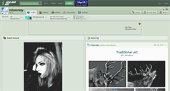 Desktop Screenshot of missxcrazy.deviantart.com